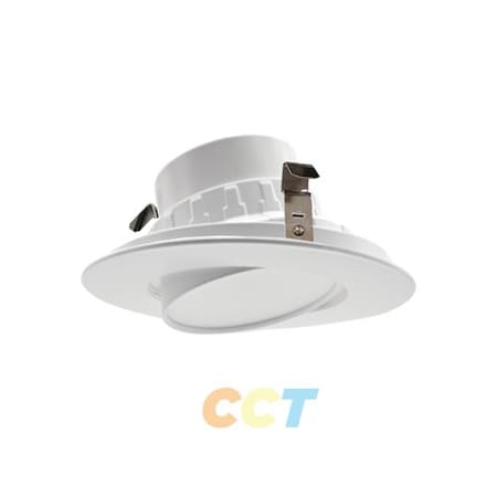 Portor 4in. LED Gimbal Retrofit Kit DownLight, CCT Selector PT-DLR-G-4I-10W-5CCT